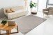Teppich >Rabbit Light< in Silber, 100% Polyester - 170x120cm (LxB)