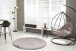 Teppich >Rabbit Light< in Silber, 100% Polyester - 160x160cm (LxB)