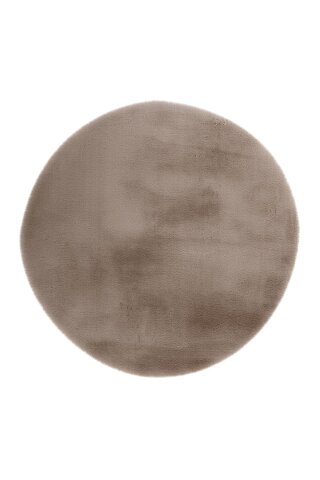 Teppich >Rabbit Light< in Taupe, 100% Polyester - 120x120cm (LxB)