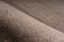 Teppich >Rabbit Light< in Taupe, 100% Polyester - 120x120cm (LxB)