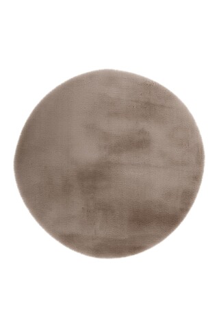 Teppich >Rabbit Light< in Taupe, 100% Polyester - 160x160cm (LxB)
