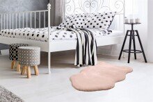 Teppich >Rabbit Light< in Creme, 100% Polyester -...