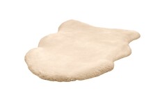 Teppich >Rabbit Light< in Elfenbein, 100% Polyester - 90x60cm (LxB)