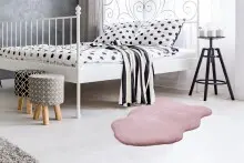 Teppich >Rabbit Light< in Rosa, 100% Polyester -...
