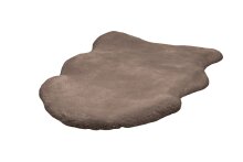 Teppich >Rabbit Light< in Taupe, 100% Polyester - 90x60cm (LxB)