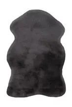 Teppich >Rabbit Sheepskin< in Anthrazit, 100%...