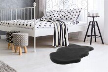 Teppich >Rabbit Sheepskin< in Anthrazit, 100%...