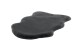 Teppich >Rabbit Sheepskin< in Anthrazit, 100% Polyester - 90x60cm (LxB)