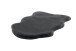 Teppich >Rabbit Sheepskin< in Anthrazit, 100% Polyester - 90x60cm (LxB)