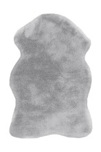Teppich >Rabbit Sheepskin< in Grau / Blau, 100%...