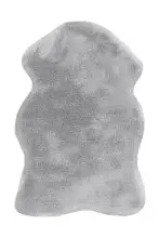 Teppich >Rabbit Sheepskin< in Grau / Blau, 100%...
