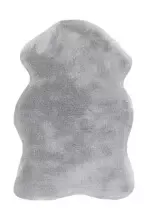 Teppich >Rabbit Sheepskin< in Grau / Blau, 100%...