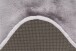 Teppich >Rabbit Sheepskin< in Grau / Blau, 100% Polyester - 90x60cm (LxB)