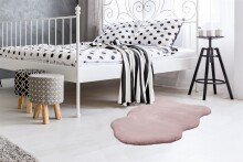 Teppich >Rabbit Sheepskin< in Rosa, 100% Polyester...