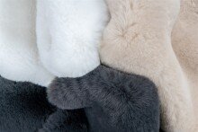 Teppich >Rabbit Sheepskin< in Weiß, 100% Polyester - 90x60cm (LxB)