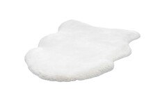 Teppich >Rabbit Sheepskin< in Weiß, 100% Polyester - 90x60cm (LxB)