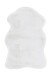 Teppich >Rabbit Sheepskin< in Weiß, 100% Polyester - 90x60cm (LxB)