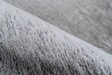 Teppich >Raika< in Anthrazit / Weiß, 100% Polyester - 230x160cm (LxB)