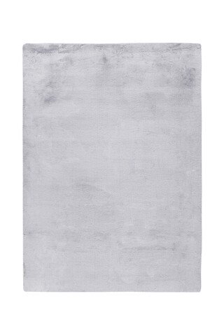 Teppich >Raika< in Grau / Weiß, 100% Polyester - 150x80cm (LxB)