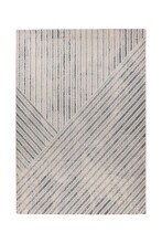 Teppich >Rhombus< in Beige / Grau, 100% Polypropylen - 170x120cm (LxB)