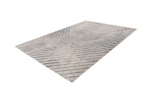 Teppich >Rhombus< in Beige / Grau, 100% Polypropylen - 150x80cm (LxB)