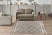 Teppich >Rhombus< in Braun / Beige, 100% Polypropylen - 170x120cm (LxB)