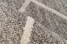 Teppich >Rhombus< in Braun / Beige, 100% Polypropylen - 230x160cm (LxB)