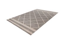 Teppich >Rhombus< in Braun / Beige, 100% Polypropylen - 230x160cm (LxB)