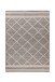 Teppich >Rhombus< in Braun / Beige, 100% Polypropylen - 150x80cm (LxB)
