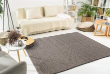 Teppich >Robbie< in Braun, 100% Wolle - 170x120cm (LxB)