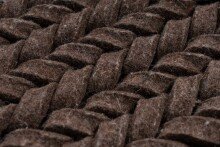 Teppich >Robbie< in Braun, 100% Wolle - 230x160cm (LxB)
