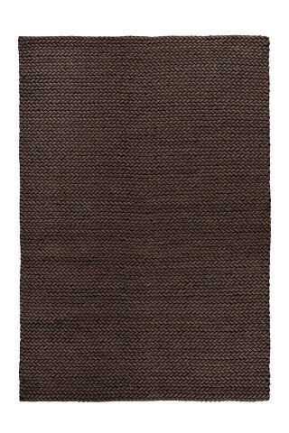 Teppich >Robbie< in Braun, 100% Wolle - 290x200cm (LxB)