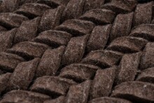 Teppich >Robbie< in Braun, 100% Wolle - 290x200cm (LxB)