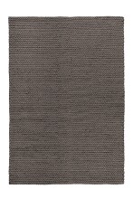 Teppich >Robbie< in Grau, 100% Wolle - 150x80cm (LxB)