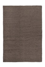 Teppich >Robbie< in Taupe, 100% Wolle - 150x80cm (LxB)