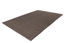 Teppich >Robbie< in Taupe, 100% Wolle - 150x80cm (LxB)