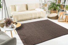 Teppich >Robbie< in Taupe, 100% Wolle - 150x80cm (LxB)