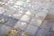 Teppich >Rocket< in Elfenbein / Gold, 100% Leder - 290x200cm (LxB)