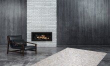 Teppich >Rocket< in Grau / Silber, 100% Leder - 290x200cm (LxB)
