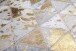 Teppich >Rocket< in Elfenbein / Gold, 100% Leder - 170x120cm (LxB)