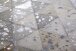 Teppich >Rocket< in Grau / Silber, 100% Leder - 230x160cm (LxB)