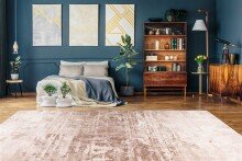 Teppich >Saphira< in Beige, 100% Polyester - 170x120cm (LxB)