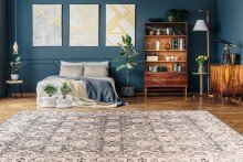 Teppich >Saphira< in Beige, 100% Polyester - 290x200cm (LxB)