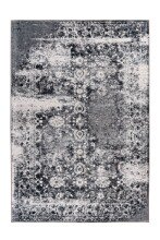 Teppich >Saphira< in Grau, 100% Polyester -...