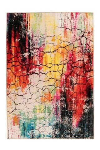 Teppich >Saphira< in Multi, 100% Polyester - 170x120cm (LxB)