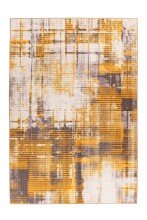 Teppich >Saphira< in Gelb, 100% Polyester -...