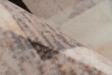 Teppich >Saphira< in Grau / Beige, 100% Polyester - 170x120cm (LxB)