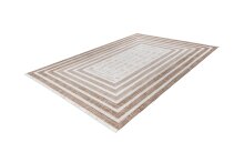 Teppich >Sarai< in Braun / Beige, 100% Polyester - 170x120cm (LxB)