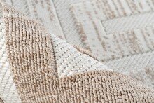 Teppich >Sarai< in Braun / Beige, 100% Polyester - 230x160cm (LxB)