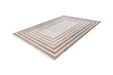 Teppich >Sarai< in Braun / Beige, 100% Polyester - 150x80cm (LxB)